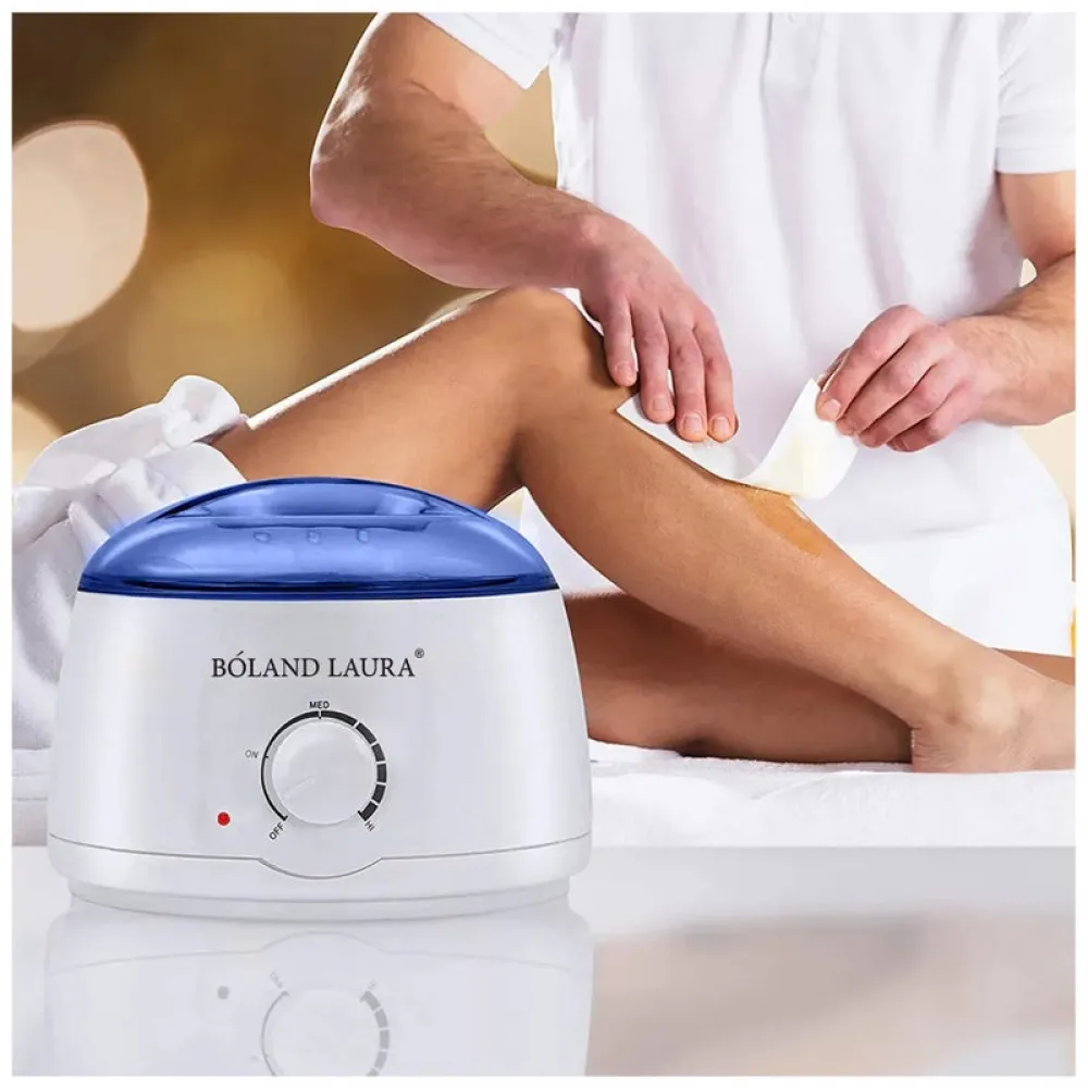 Boland Laura Hair Removal Set: Wax Heater + 300 grams of Wax + 20 Wooden Wax Sticks