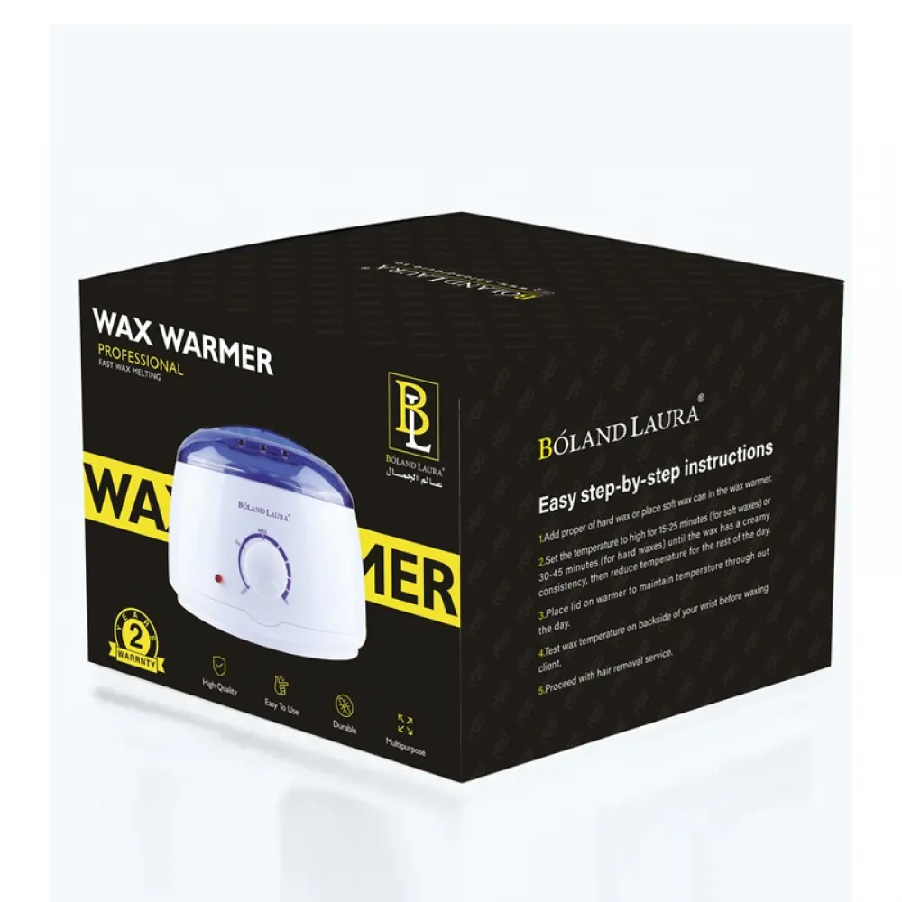Boland Laura Hair Removal Set: Wax Heater + 300 grams of Wax + 20 Wooden Wax Sticks