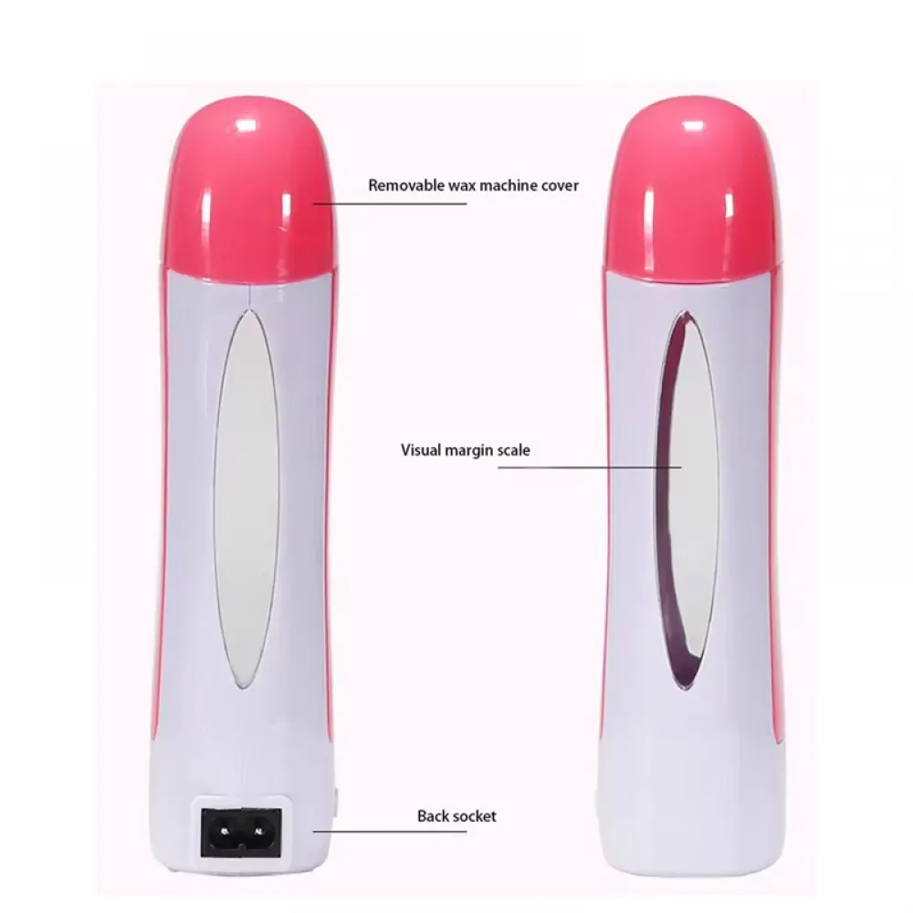 Hair Removal Set: Wax Heater + Wax Roll + Hair Removal Strips