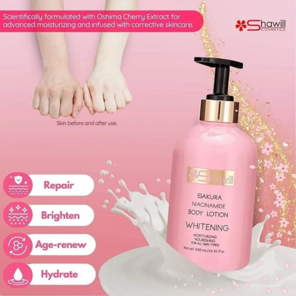 Sakura Niacinamide Body Lotion 500ml