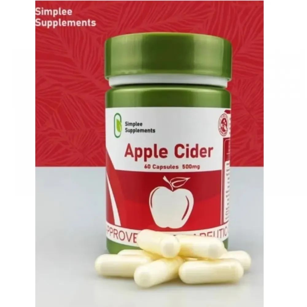 Apple Cider Vinegar Capsules – 60 Capsules, 500mg