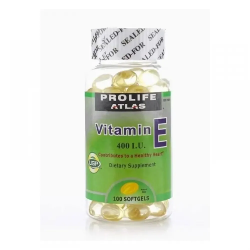 Prolife Vitamin E 400 IU × 100 Softgel Capsules