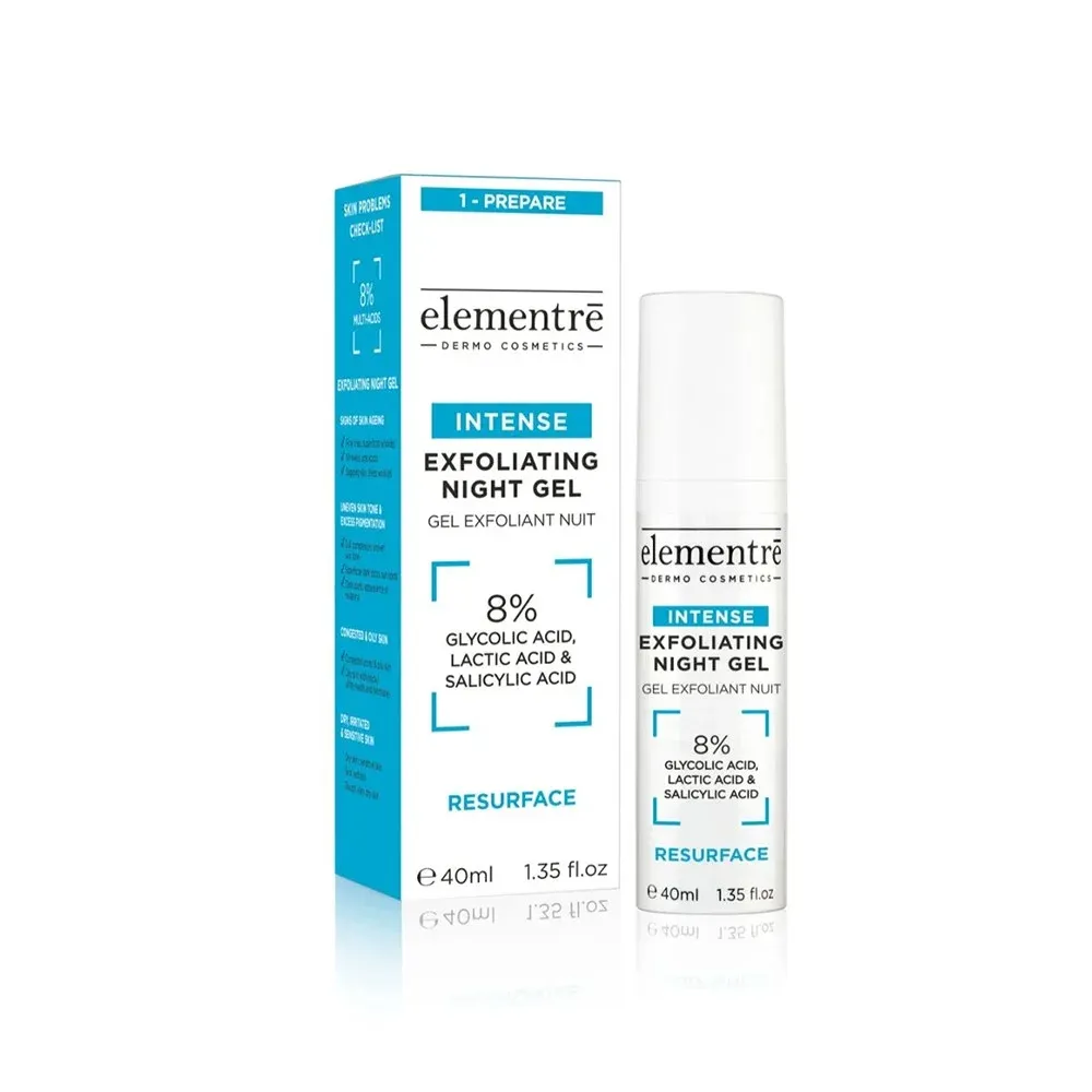 Elementrè Intense Exfoliating Night Gel – 40ml