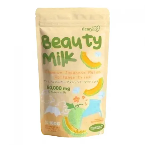 Milk Premium Japanese Collagen Drink with Melon Flavor