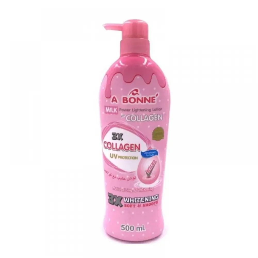 Skin Whitening Lotion with Milk and Collagen by Ibon, 500 ml