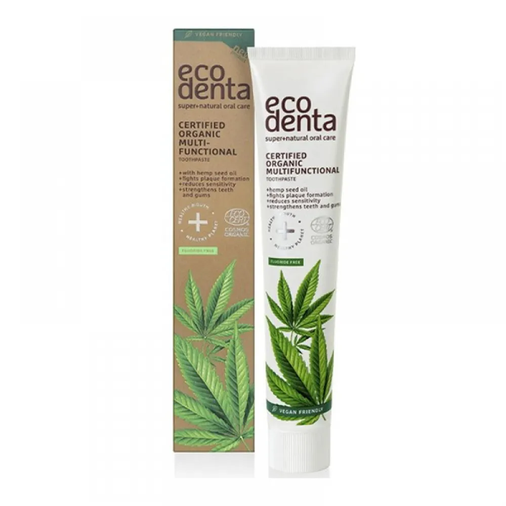 Ecodenta Organic Toothpaste with Hemp Oil – 75 ml