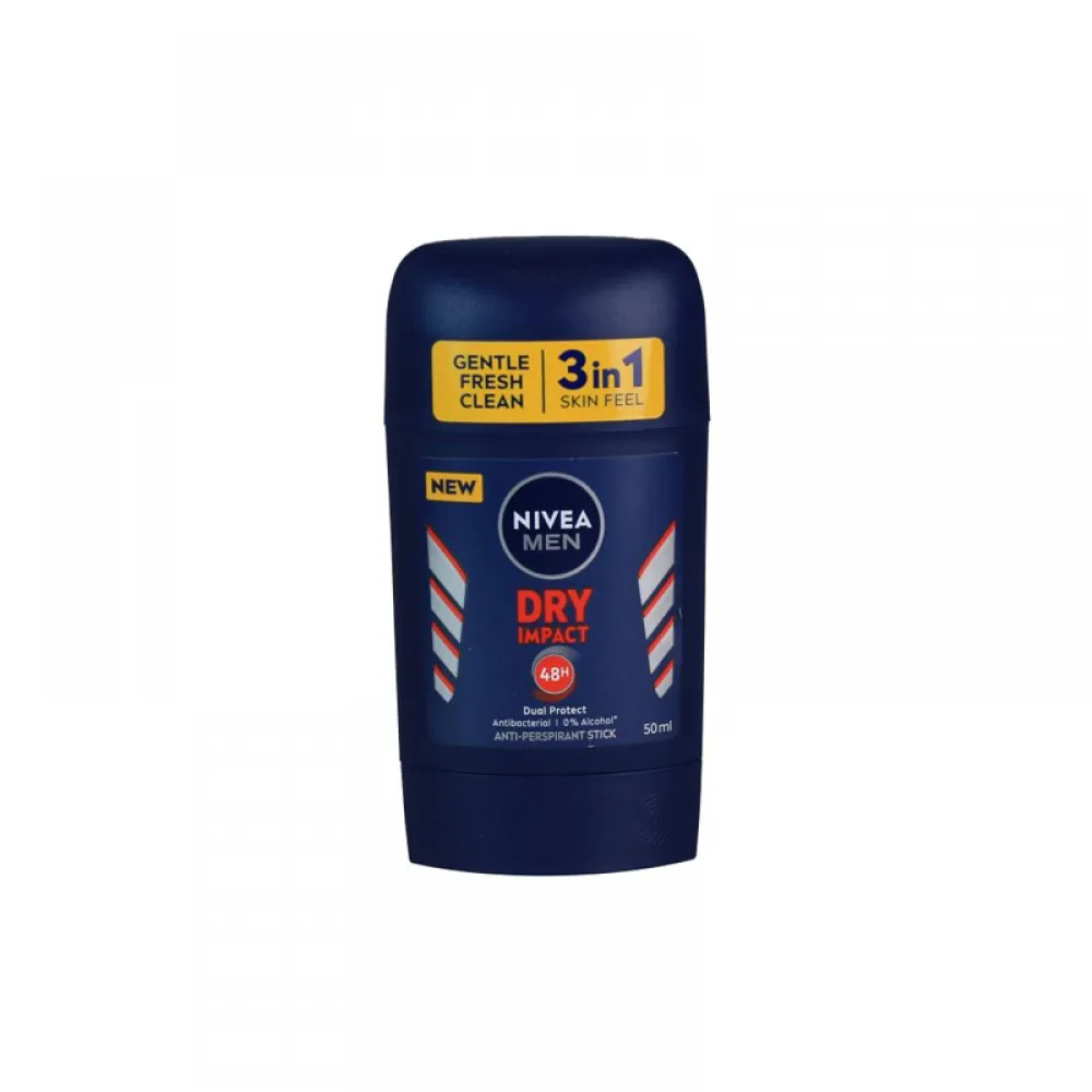 Nivea Men Dry Impact Antiperspirant Stick 48H Protection – 50 ml