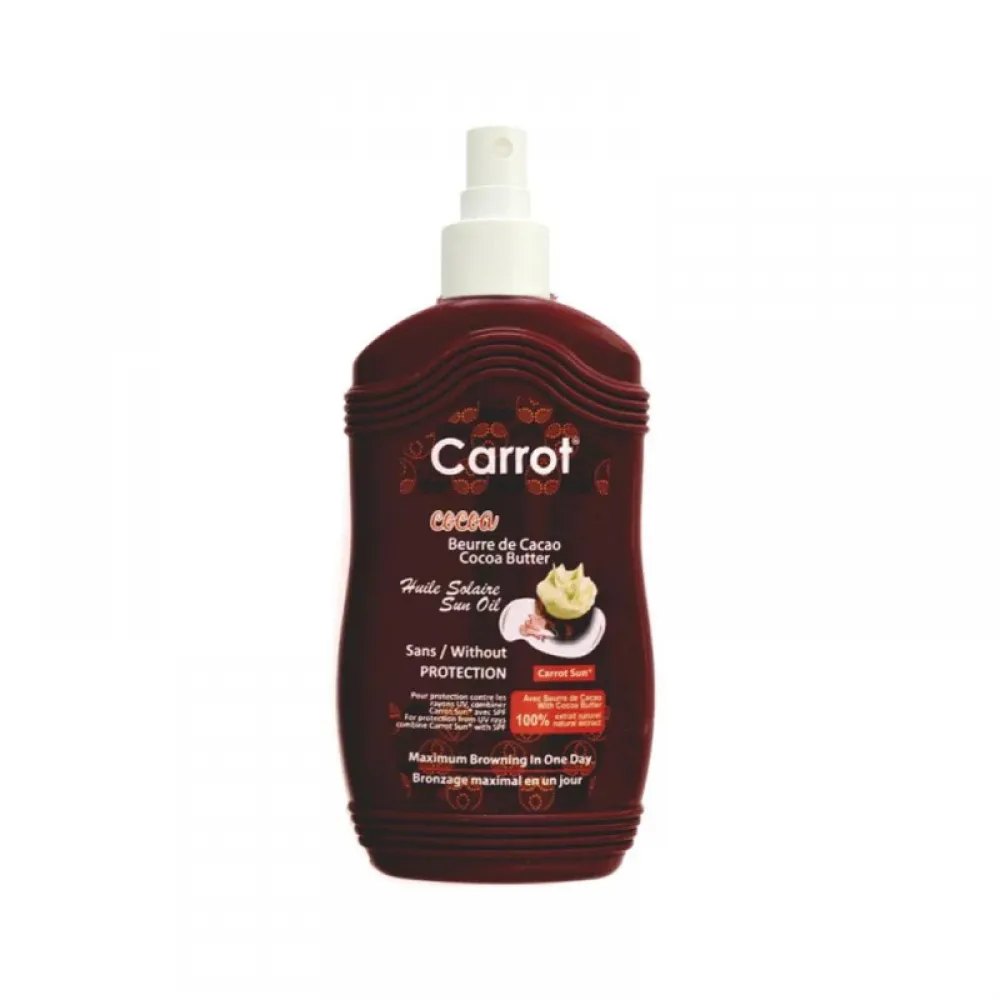 Carrot Sun Cocoa Butter Tanning Oil – 200 ml