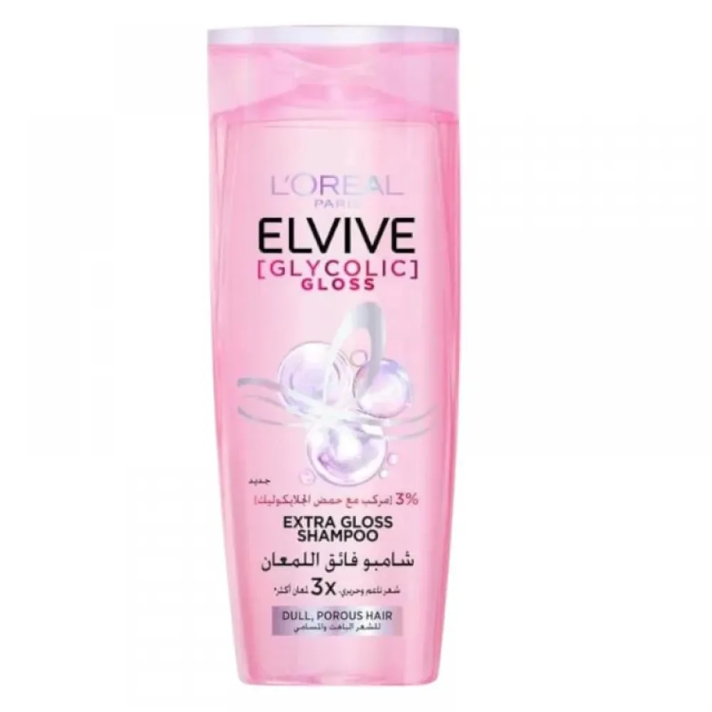 L’Oréal Paris Elvive Glycolic Gloss Shine Shampoo for Dull Hair – 400 ml