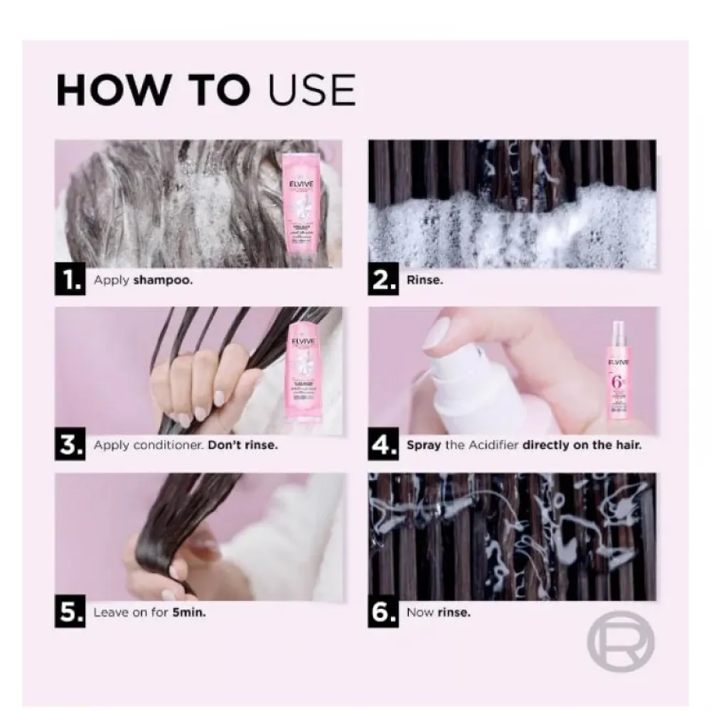 L’Oréal Paris Elvive Glycolic Gloss Shine Shampoo for Dull Hair – 400 ml