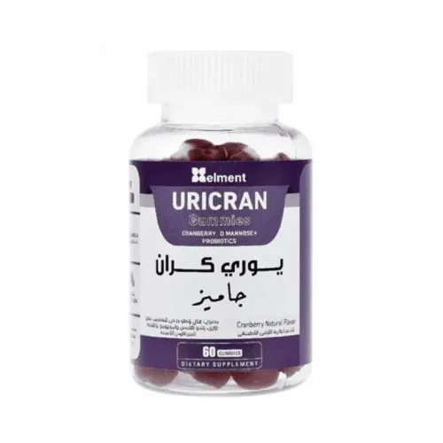 Elment Uricran D-Mannose & Cranberry Gummies, 60 Pieces