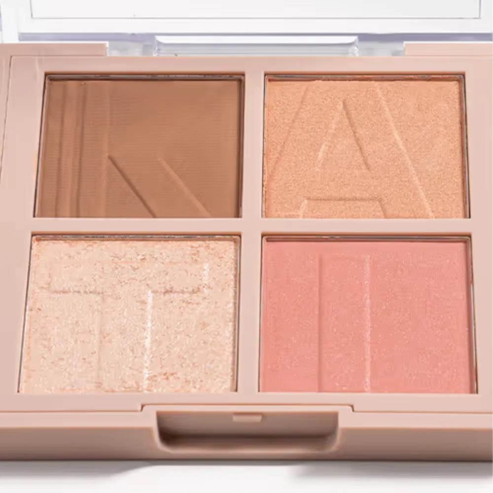 Catrice Quad Palette (Bronze, Blush, and Highlighter