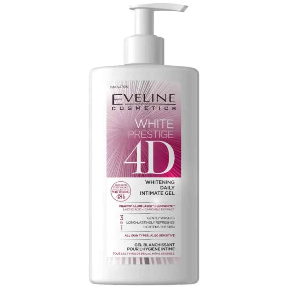 Eveline White Prestige 4D Whitening Daily Intimate Gel - 250ml