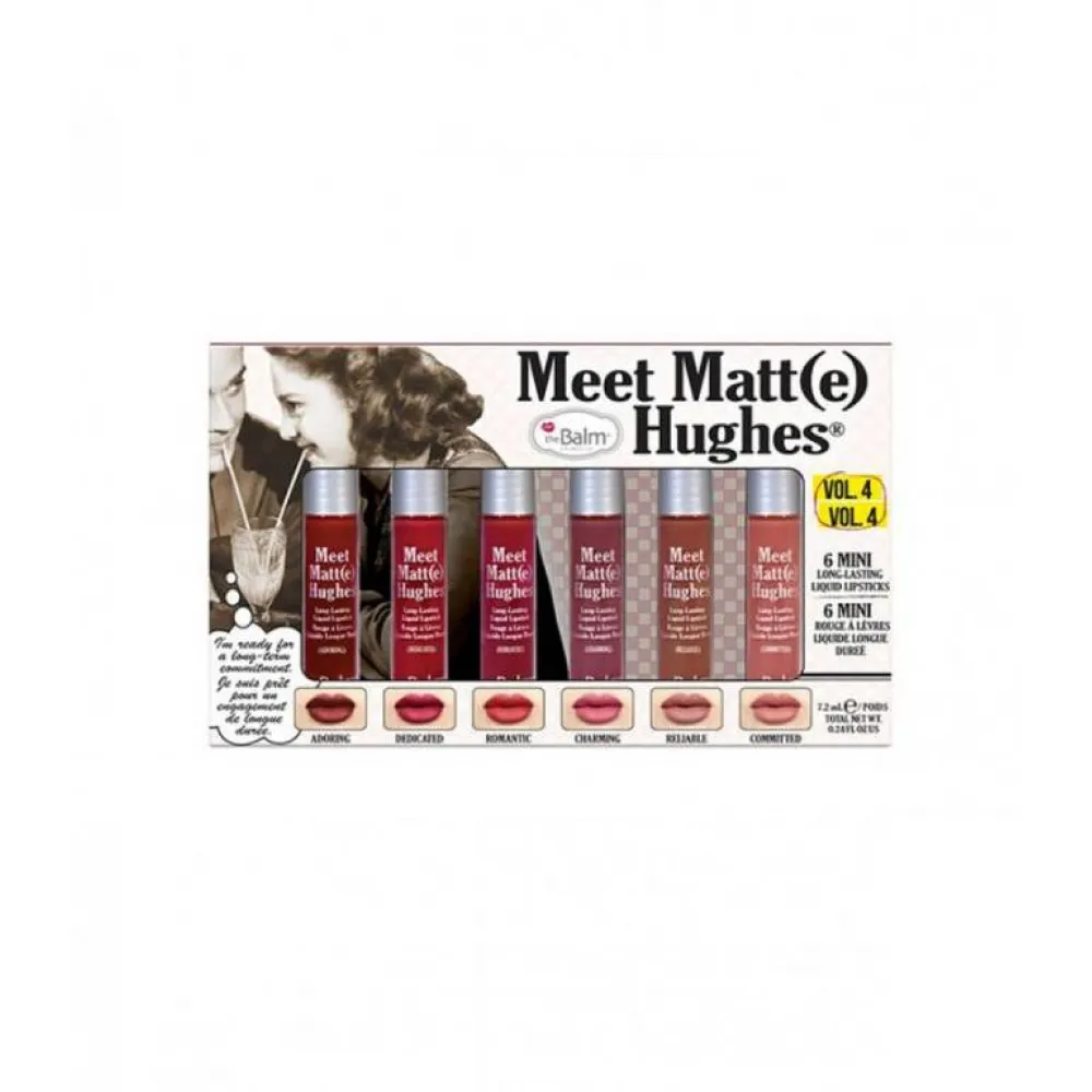 theBalm Meet Matte Hughes Set of 6 Mini Lipsticks - Vol.4