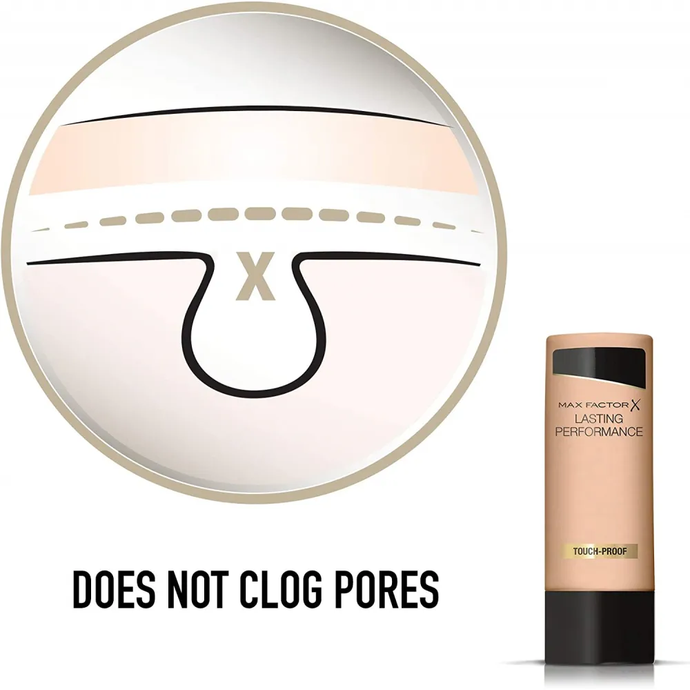 Max Factor Lasting Performance, Liquid Foundation, 105 Soft Beige, 35 ml