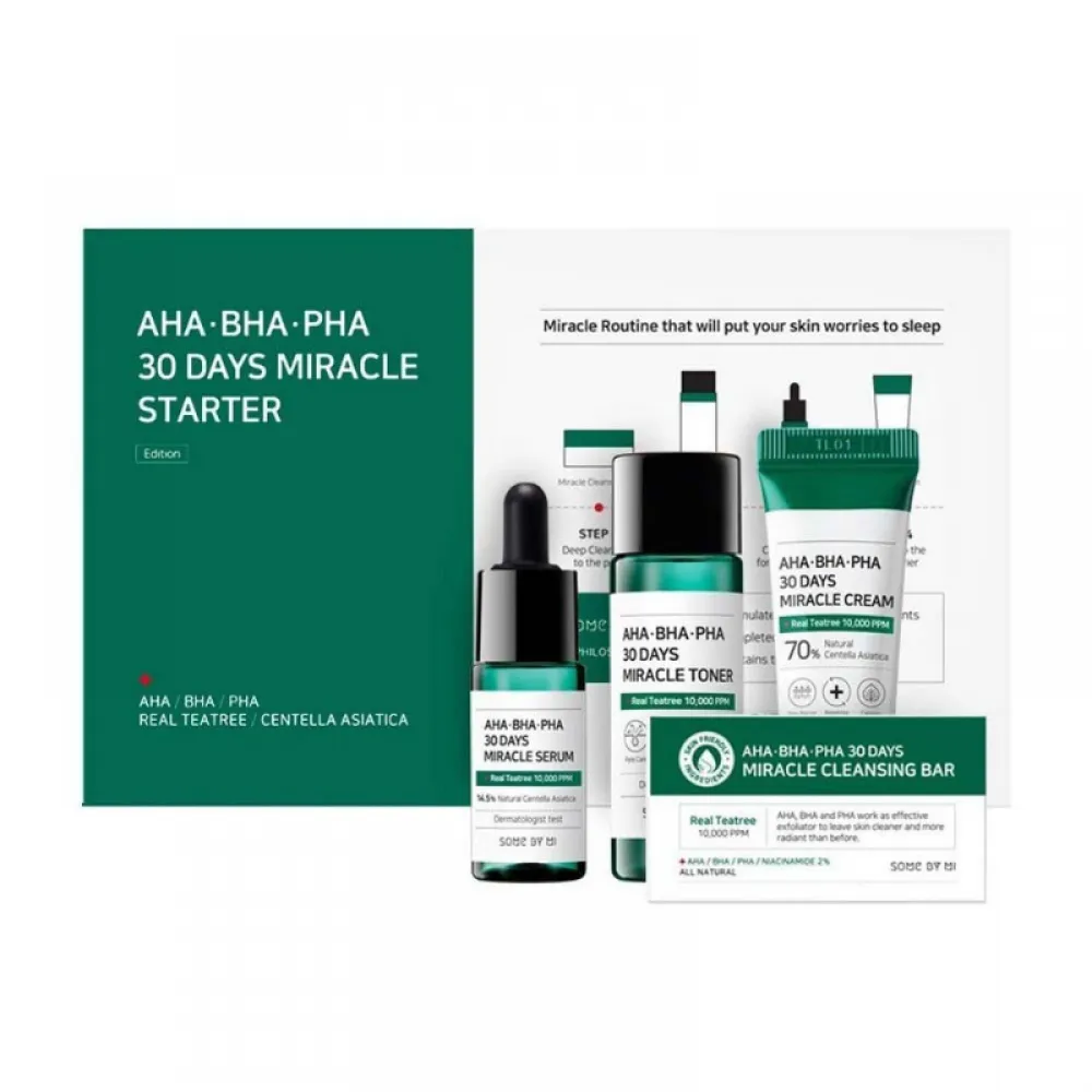 Some By Mi AHA. BHA. PHA 30 Days Miracle Starter - 4 Piece