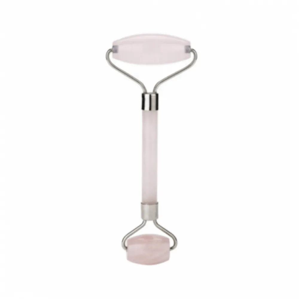 أداة تدليك الوجه المزدوجة بالحجر الكريم من سكينلاريتي- وردي