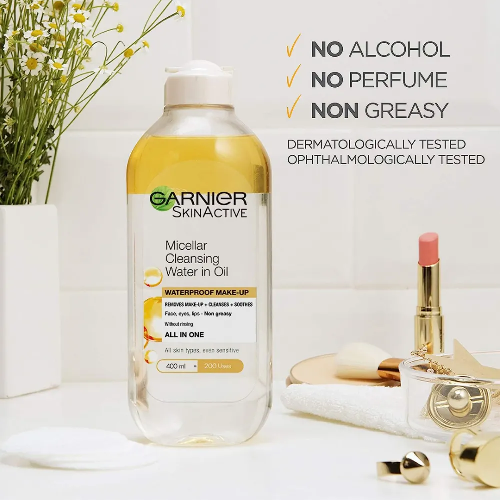 Garnier Skinactive Micellar Cleansing Water With Moroccan Argan Oil 400Ml