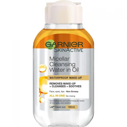 Garnier Skin Active Micellar Cleansing Water In Oil For Long Ware Makeup - 100ml