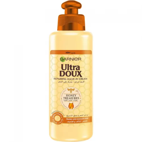 Garnier, Ultra Doux, Leave-In Cream, Repairs Damaged Hair, With Honey Treasures - 200 Ml