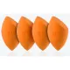 Real Techniques Miracle Complexion Sponge Set, Orange, 4 Pieces