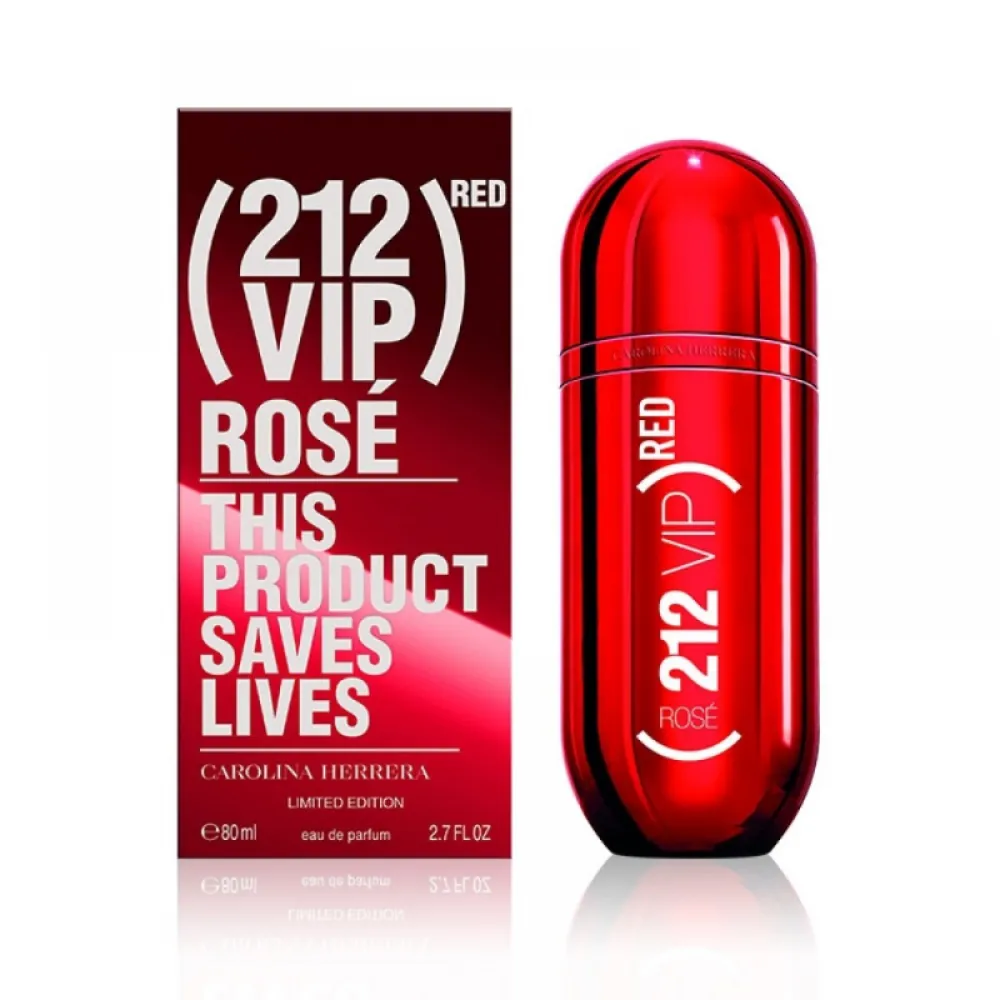 Carolina Herrera 212 VIP Rose Red Limited Edition For Women -Eau de Parfum 80ml