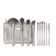 BH Cosmetics Smoken Mirrors Brush Set With Cosmetics Case - 11 Pieces