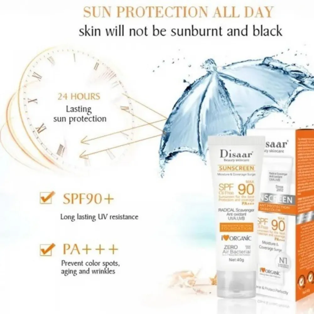 DISAAR BEAUTY SPF 90 Sunscreen, 40g