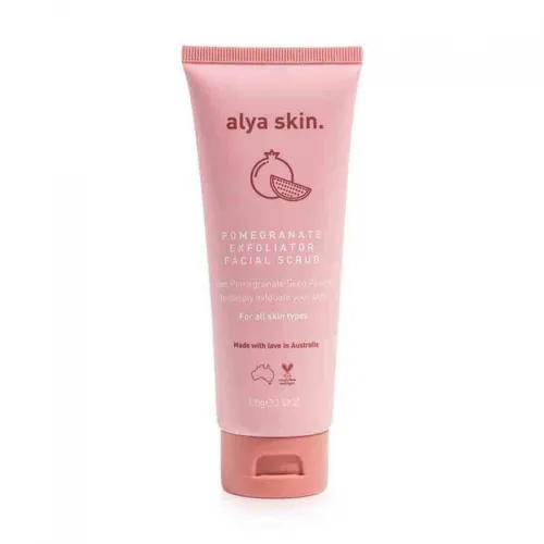 ALYA SKIN Pomegranate Exfoliator Facial Scrub 100g Face Scrubs & Exfoliators (100g)