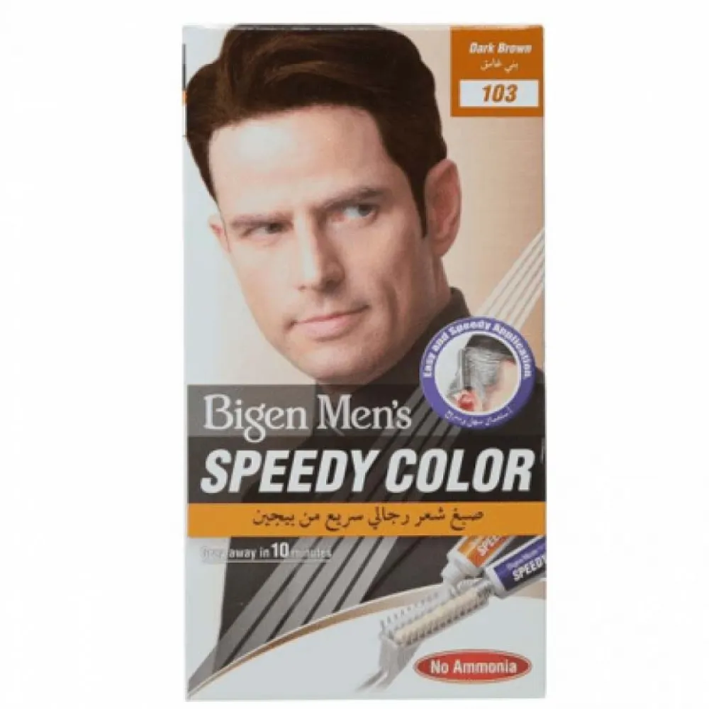 Bigen Men's Speedy Color - Dark Brown 103