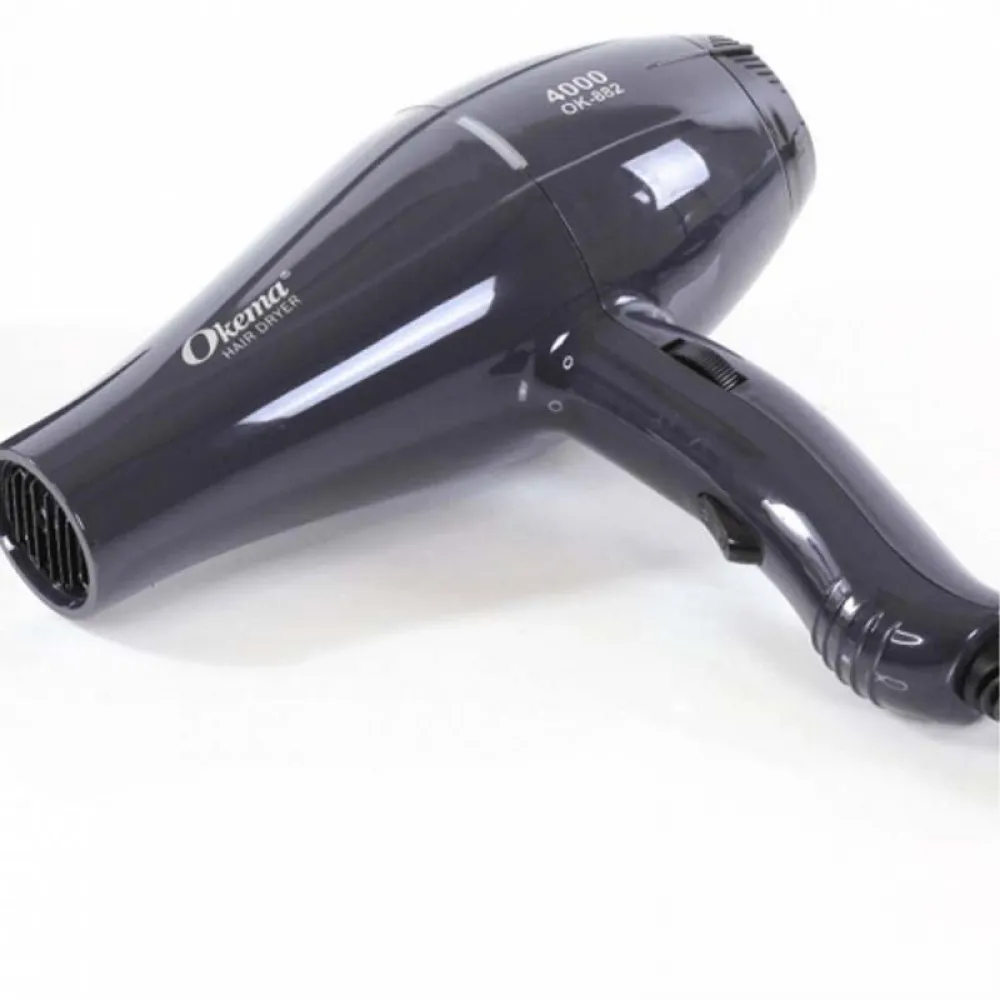 مجفف الشعر 4000 من اوكيما - OK882 لون أسود