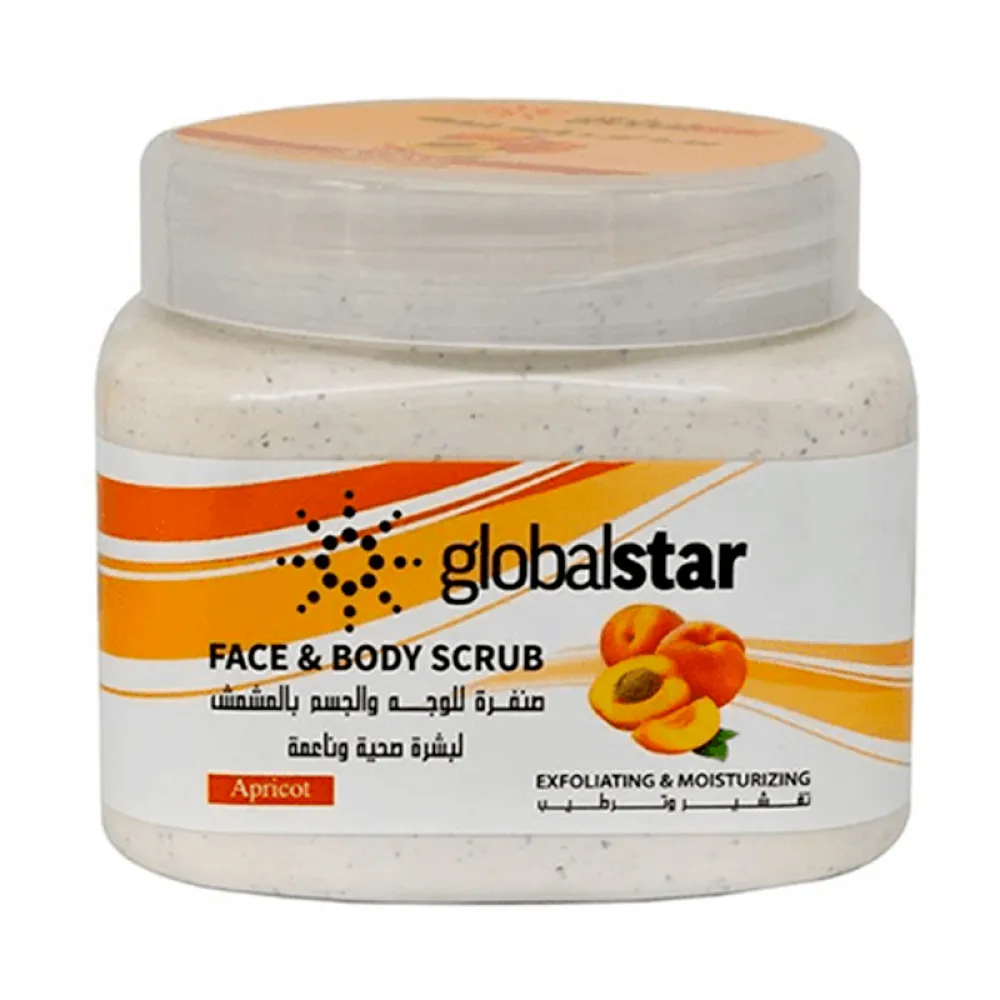 Globalstar Apricot Face and Body Scrub - 500ml