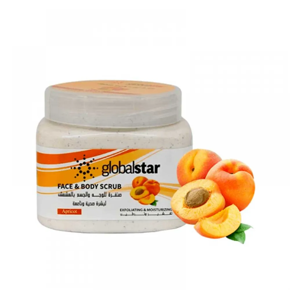 Globalstar Apricot Face and Body Scrub - 500ml
