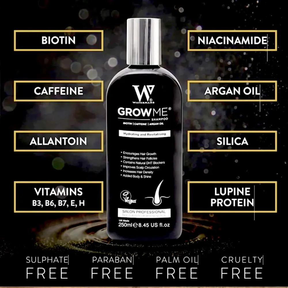 Watermans Grow Me Shampoo - 250ml