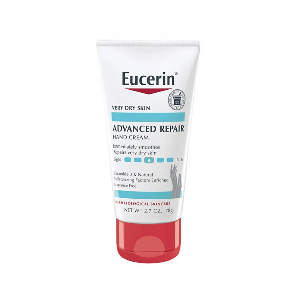 Eucerin Advanced Repair Hand Cream , Fragrance Free, Hand Lotion for Very Dry Skin - 2.7 oz Tubes