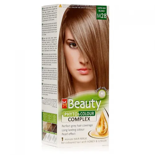 MM Beauty Phyto & Color Complex Hair Color M28 Light Ash Blond 120g
