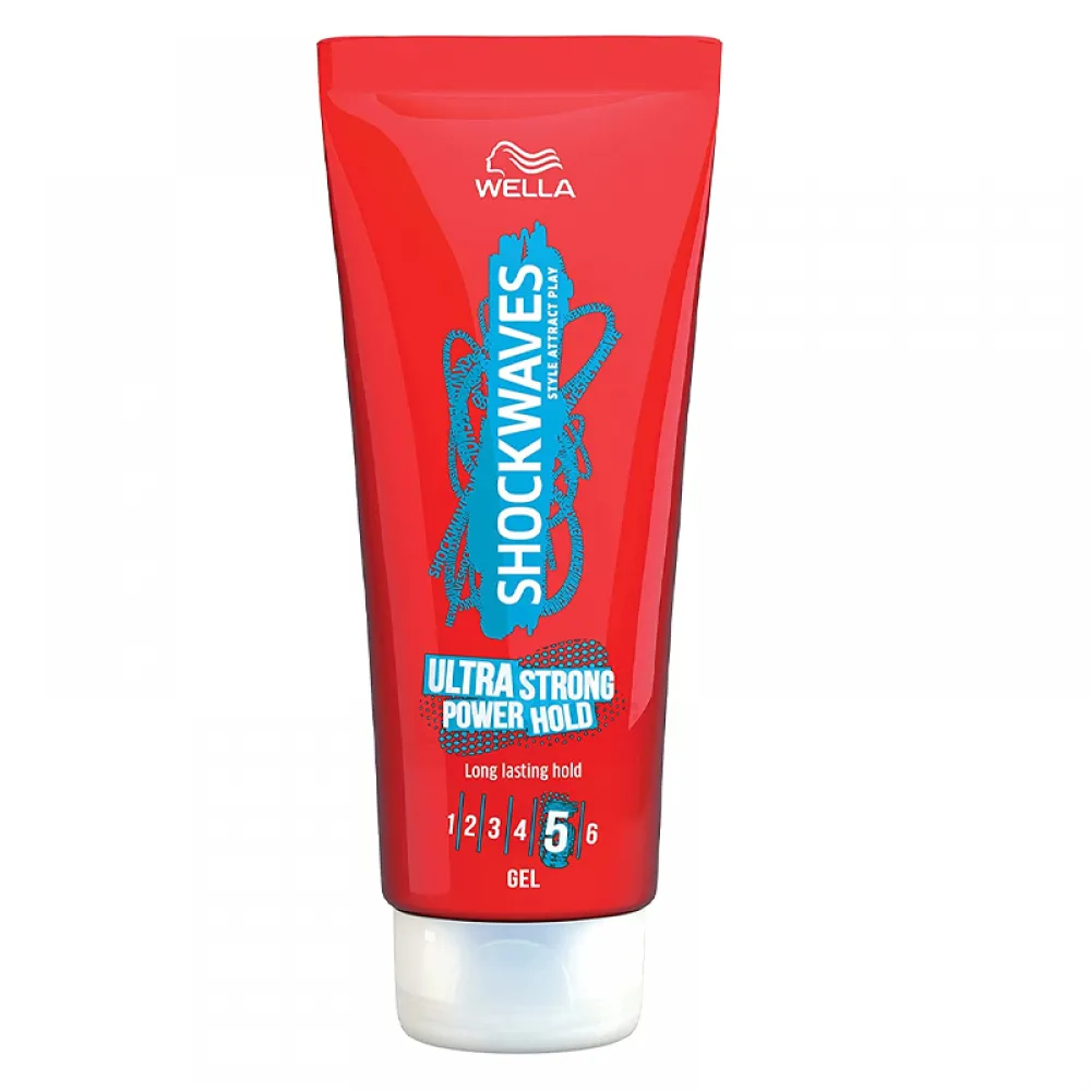 Wella Shockwaves Ultra Strong Gel 200ml