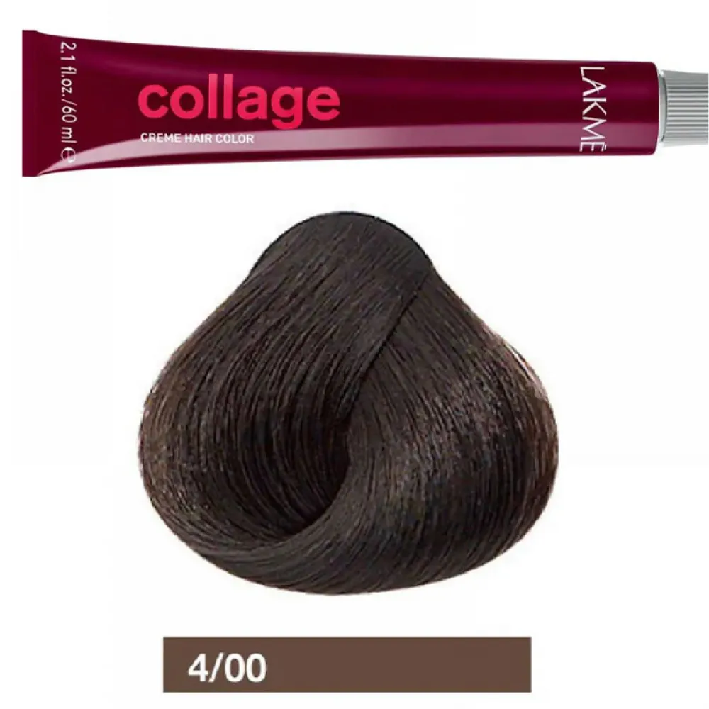 Lakme Collage Permanent Hair Dye for Unisex 5/00 Light Brown