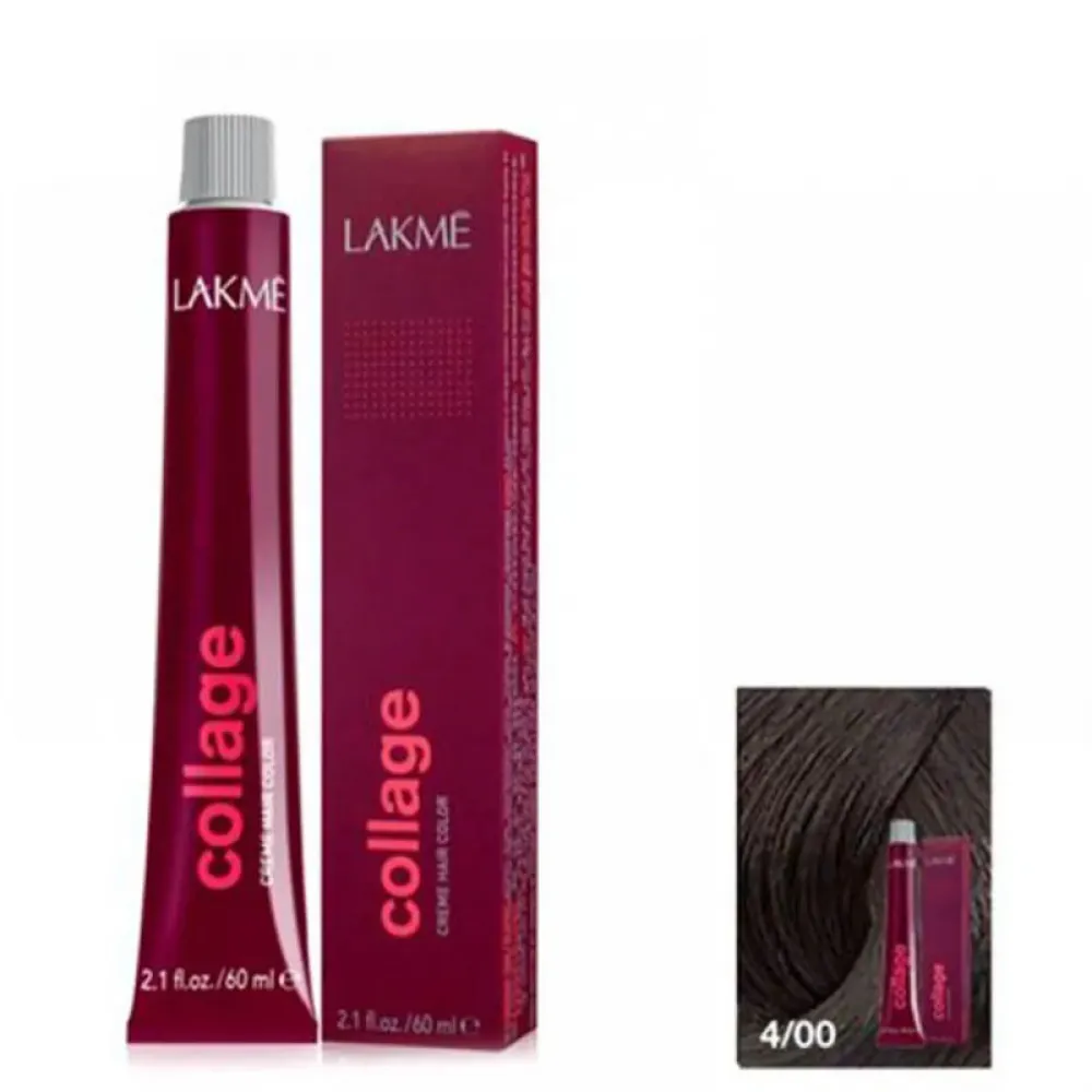 Lakme Collage Permanent Hair Dye for Unisex 5/00 Light Brown