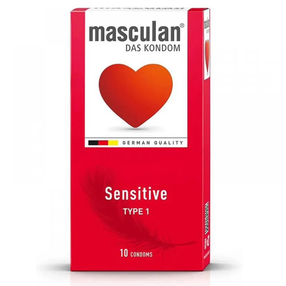 Masculan Sensitive Condoms Type 1 - 10 Pieces