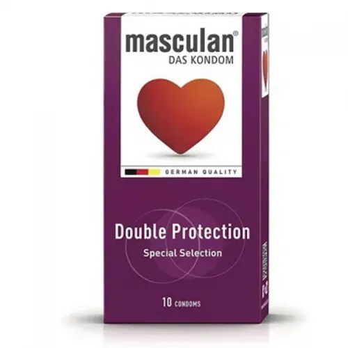 Masculan Double Protection Condom - 10 Condoms
