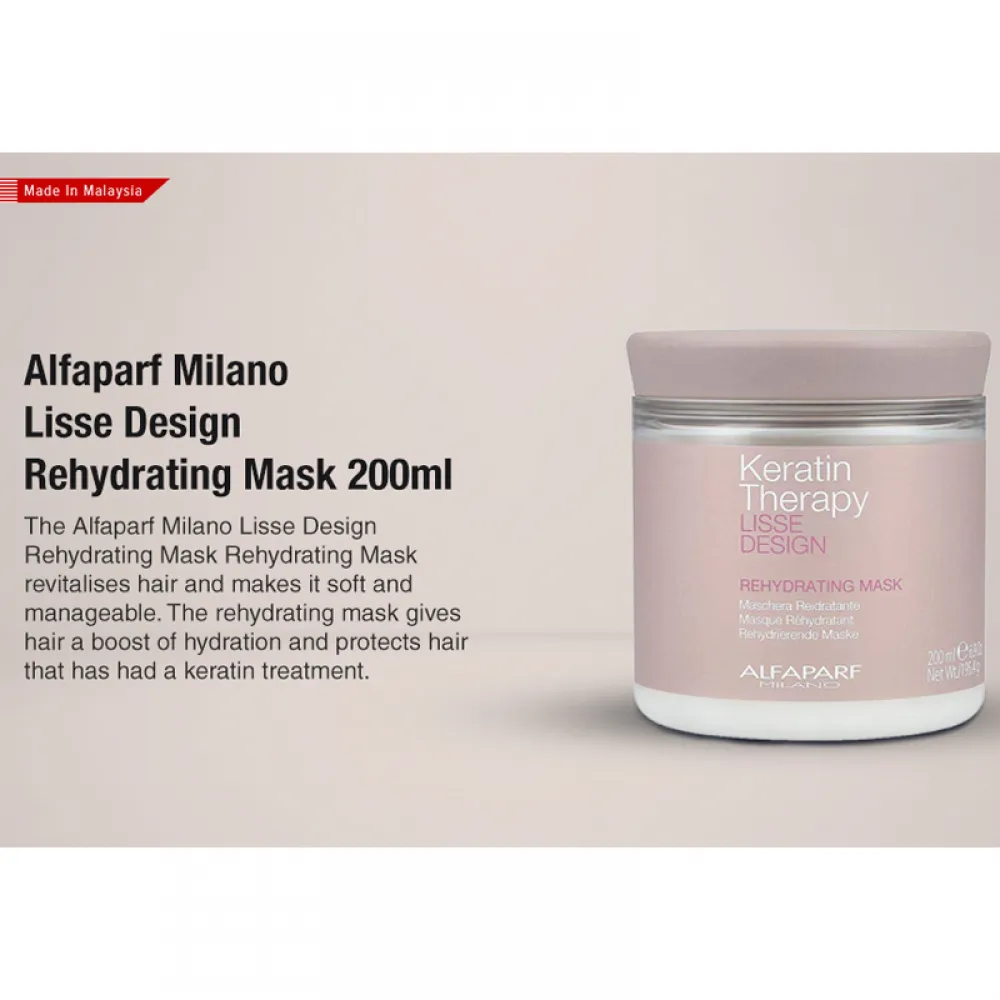Keratin Therapy Rehydrating Mask - 200 Ml