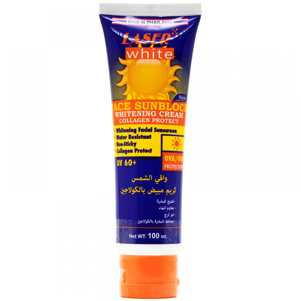 Laser White Sun Cream Whitening Collagen 100 ml UV 50 +