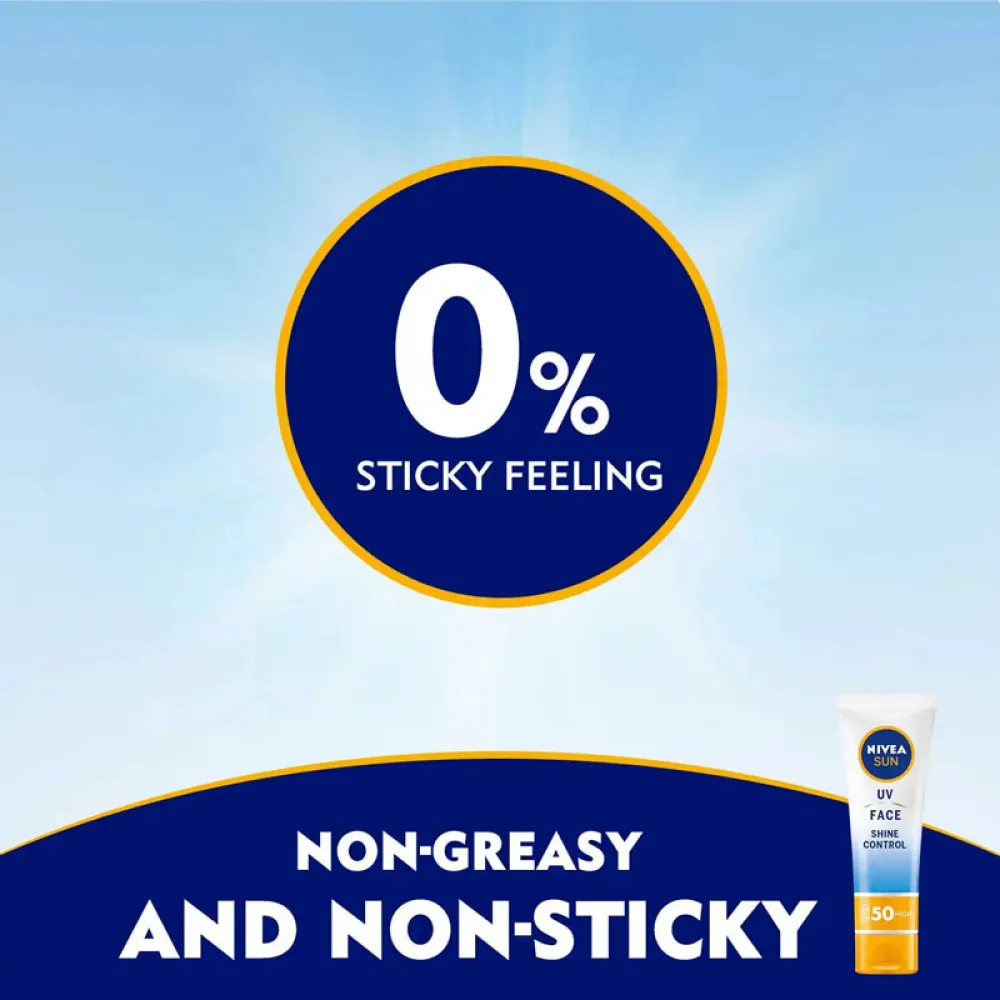 Nivea Face Shine Control Cream, Spf 50, 50Ml