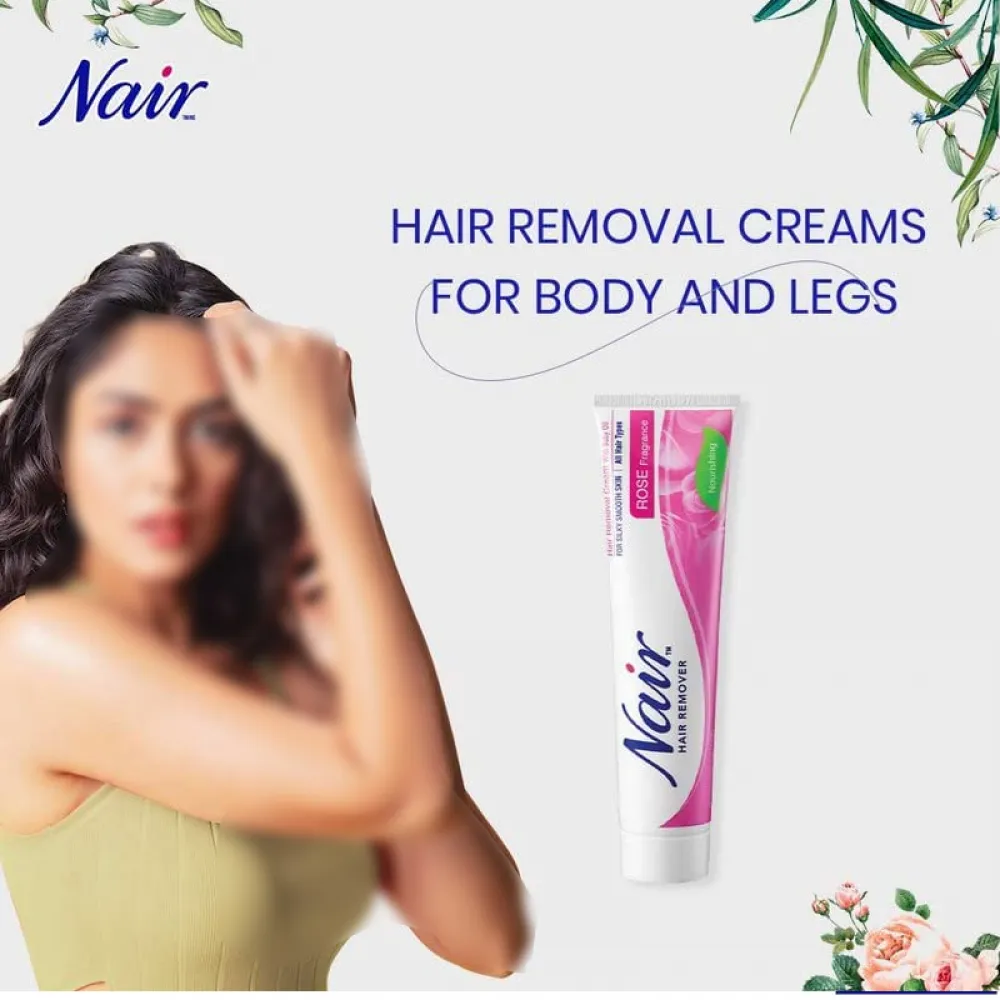NAIR HAIR REMOVAL CREAM ROSE FRAGRANCE 110ML