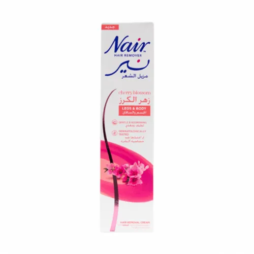 Nair Hair Removal Cream Cherry Blossom For Legs & Body - 110ml