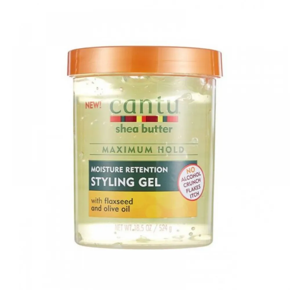 Cantu Shea Butter Flexible Hold Moisture Retention Styling Gel With Flaxseed & Olive Oil - 524g
