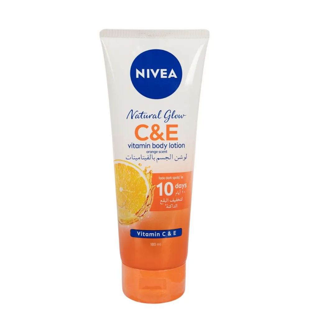 Nivea, Body Lotion, Vitamin C & E, With Orange Scent - 180 Ml