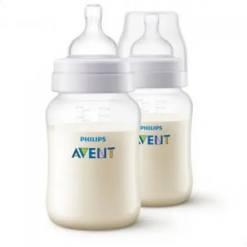Philips Avent Anti-colic Plastic Bottle ( scf813/62 ) 2 * 260ml