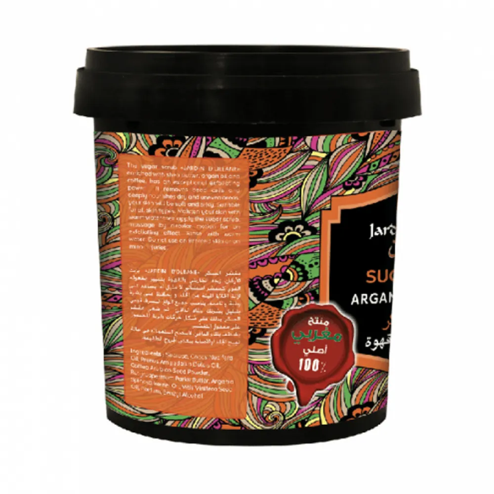 Jardin D Oleane Sugar Scrub , Argan Oil & Coffee - 600g